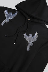 EMBROIDERED ZIPPER HOODIE