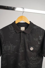 POLO SHIRT WITH FELT APPLIQUE EMBROIDERY