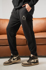 EMBROIDERED JOGGER TROUSERS