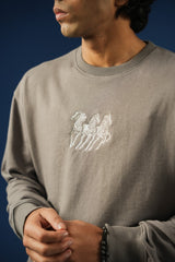 EMBROIDERED SWEATSHIRT