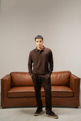 LONG-SLEEVES POLO SHIRT