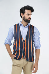 SLIM FIT KNITTED WAIST COAT